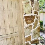 Stone repair work after picture from Lonestar Masonry Repair